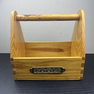 Teleflora Home Improvement Wooden Toolbox Planter Flower Arrangement Holder